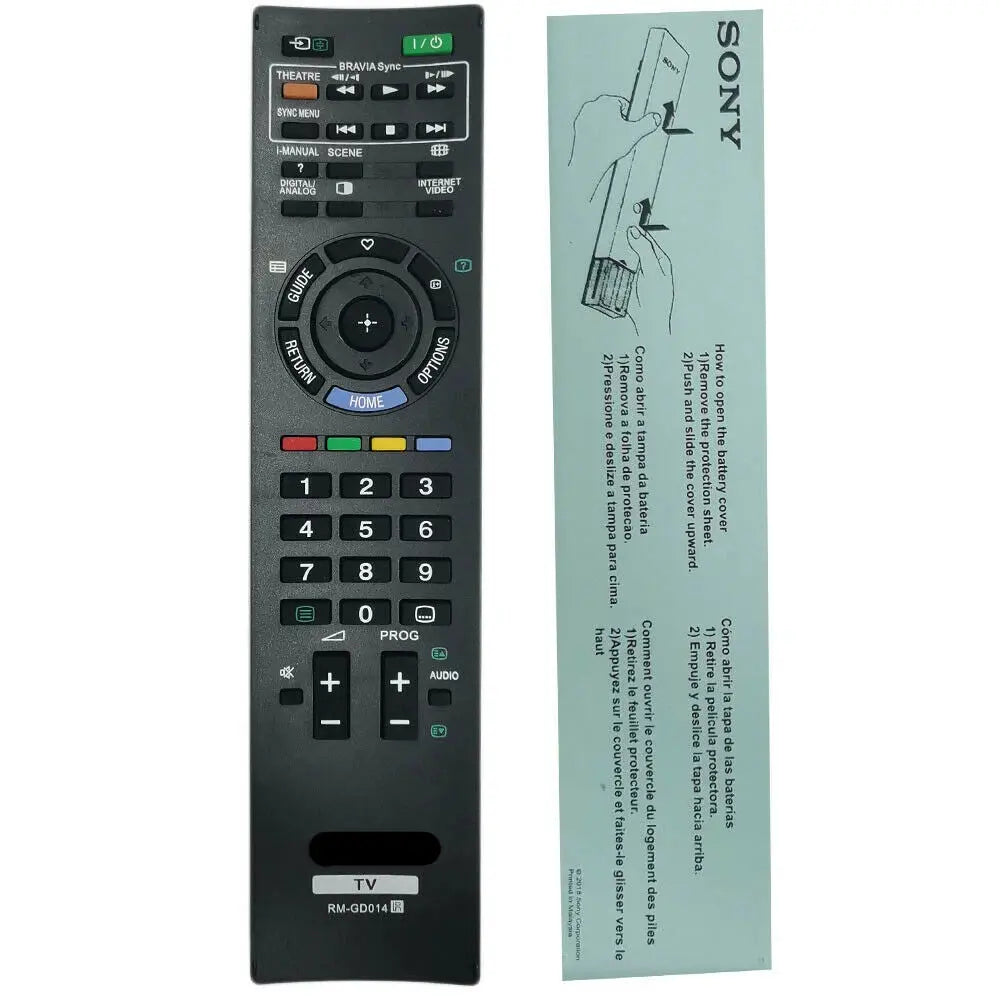 RM-GD014 use For SONY Remote Control For SONY RM-GD005 KDL-52Z5500 BRAVIA LCD HDTV TV KDL-46Z4500 55Z4500 46EX500 KDL-26BX320 Magic Remotes