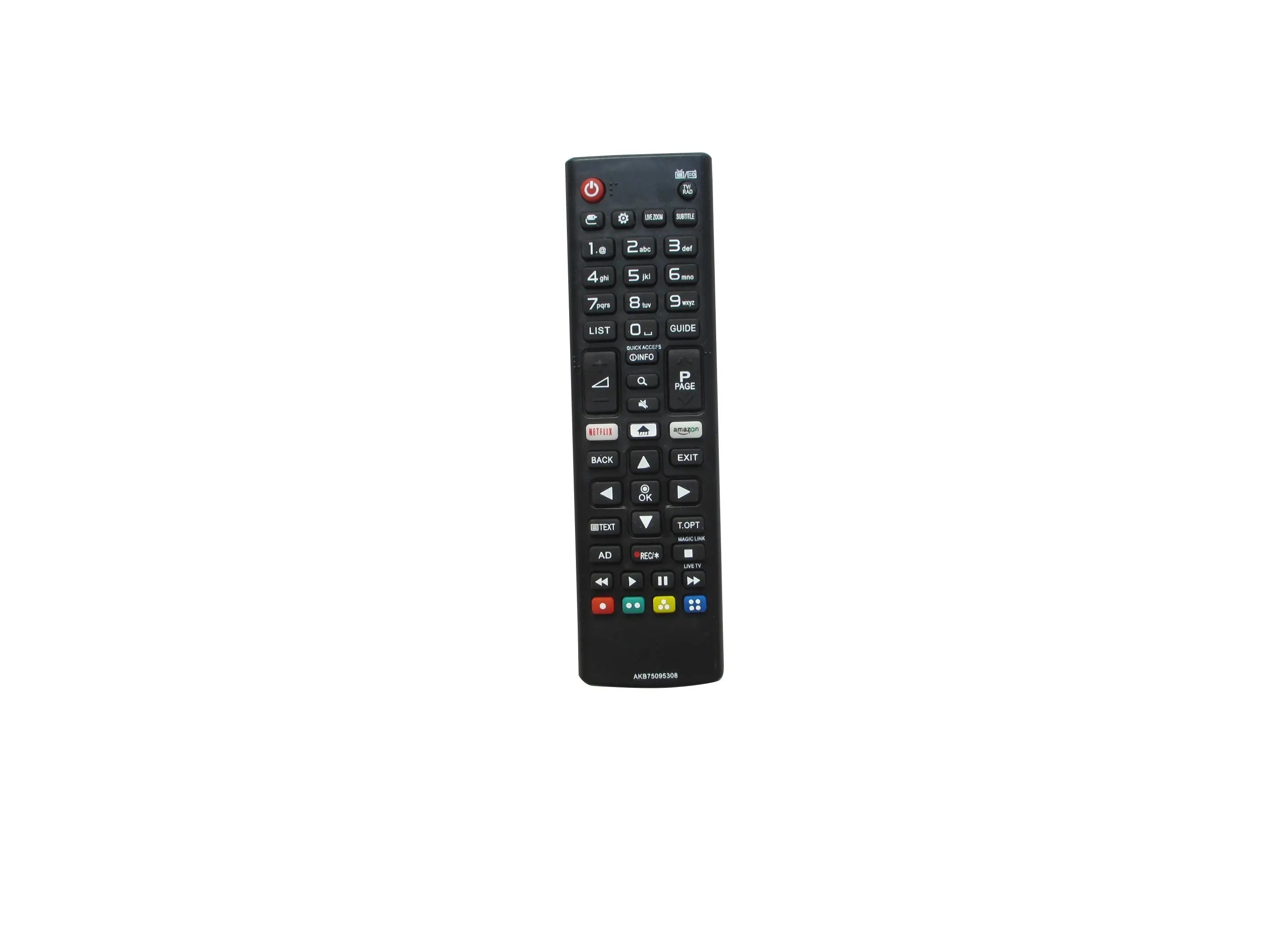 Universal Remote Control Replacement for LG LED TVs - Compatible with Models: 43UJ6309, 43UJ634V, 49LK5900PLA, 55UJ6309, 55UJ630V, 55UJ634V, 55UJ635V, 65UJ630V, 65UJ634V, 75UK6500 Magic Remotes