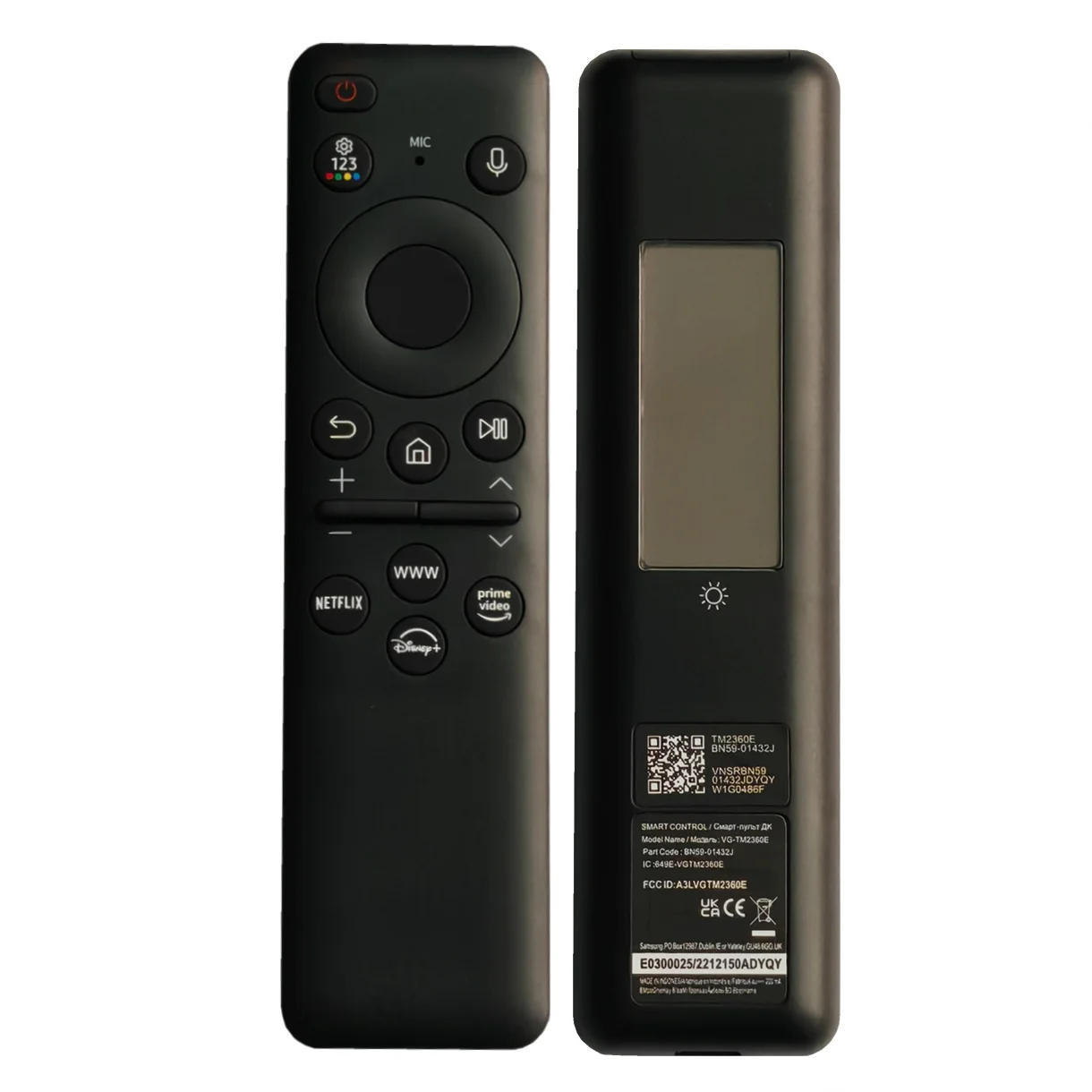 BN59-01432J Samsung Smart TV remote Control with 8-10 Meter Range - Magic Remotes