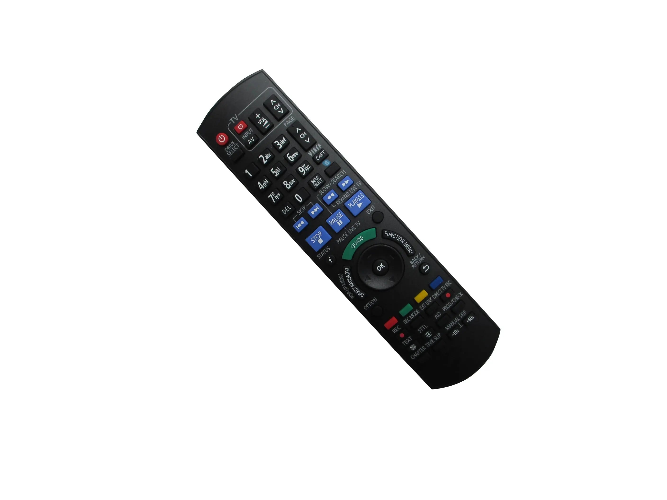 Repla Remote Control For Panasonic DMR-EH69 DMR-EX81 N2QAYB000273 DMR-XW300GL N2QAYB000133 DMR-EX77 DMR-EX78 DVD Recorder Magic Remotes