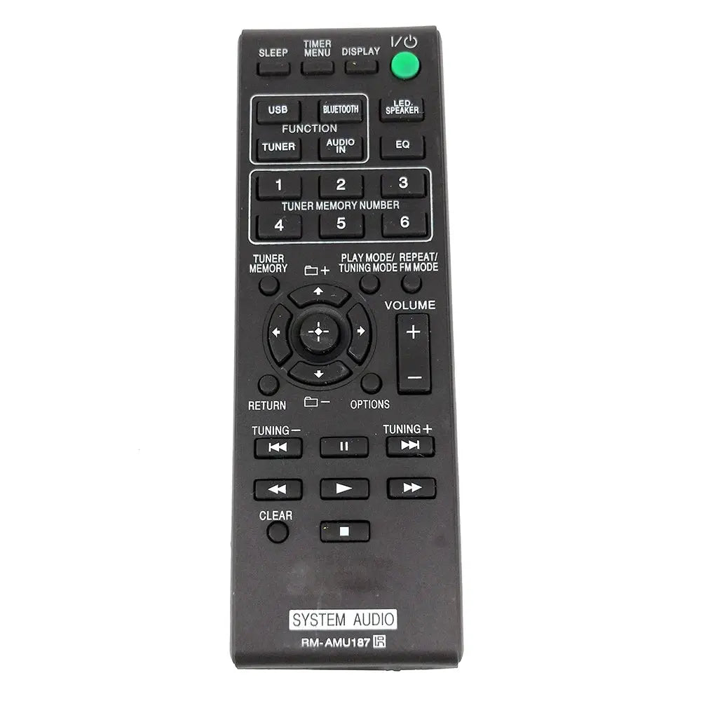 NEW Replacement RM-AMU187 For SONY PERSONAL AUDIO SYSTEM Remote Control GTK-N1BT Fernbedienung Magic Remotes