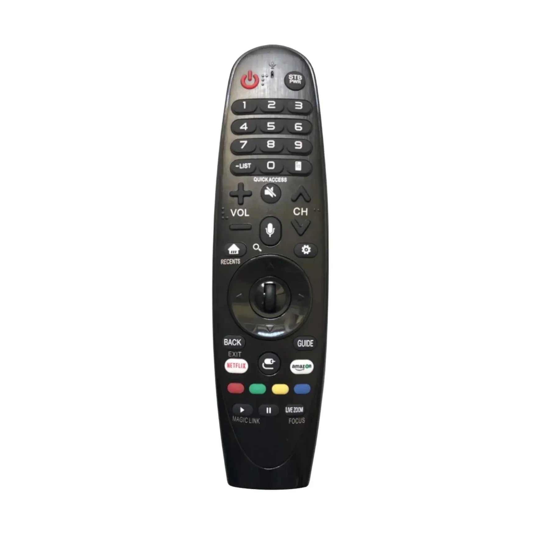 New Replacement Remote Control for LG Smart TVs - Compatible with Models: 49SJ800Y, 49SM8670PUA, 49UJ634V, 49UJ6500-UB, 49UJ654T, 49UJ654V (No Voice Function) Magic Remotes
