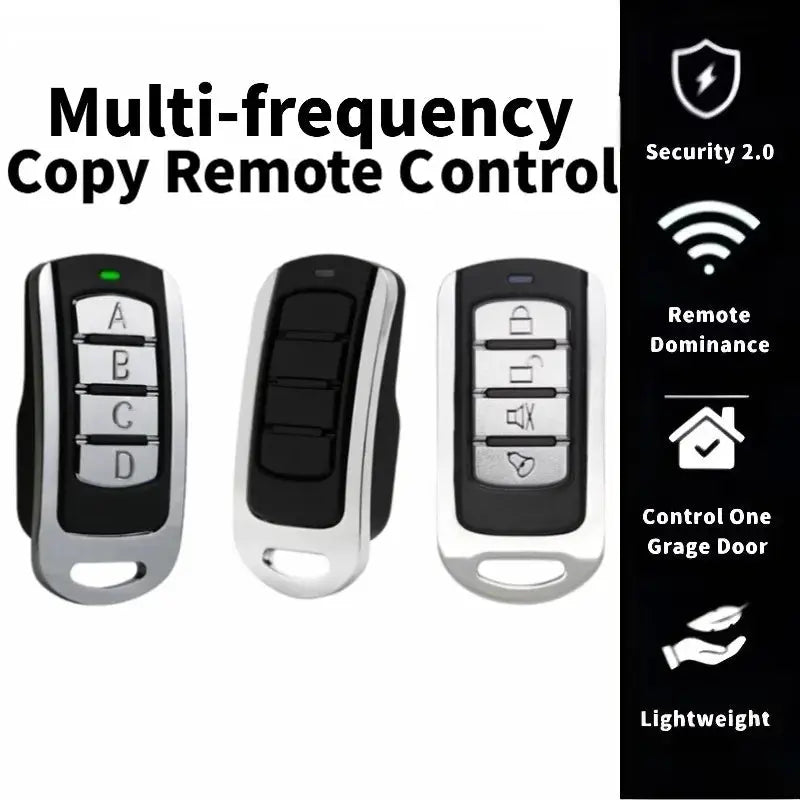 Multi-frequency 250-915 MHz clone copy replication remote control 868 MHz brand garage door remote control 433MHz remote control Magic Remotes