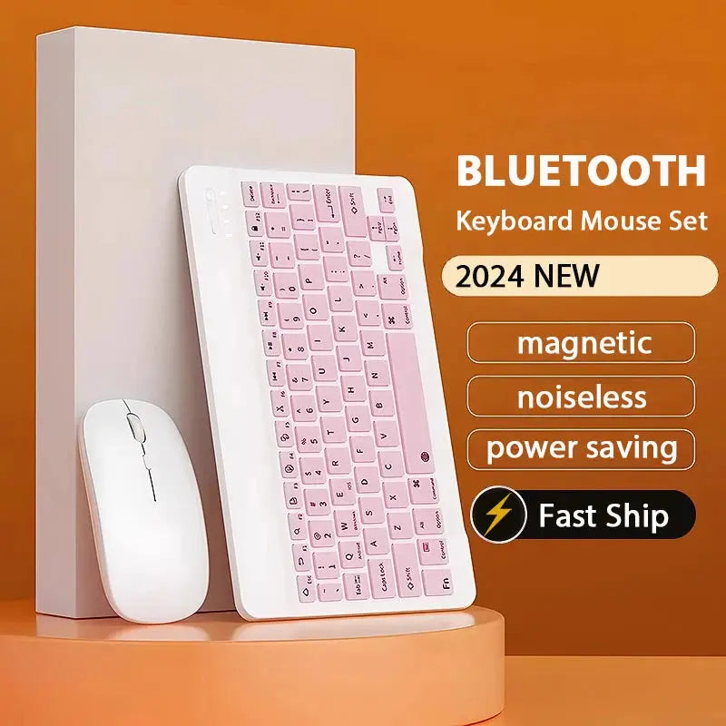 10 inch Magnetic Tablet Keyboard for iPad 2024 10.9 11 10.2 Bluetooth Rechargeable Keyboards for Xiaomi 6 Huawei Matepad 11.5 - Magic Remotes