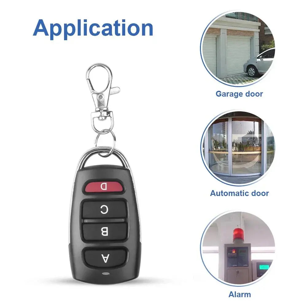 Wireless RF 433mhz Remote Control Copy Code Garage Door Gate Duplicator 433 Mhz Key Remote Opener Magic Remotes
