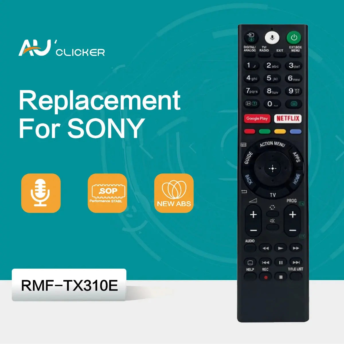 RMF-TX300E RMF-TX310E Voice TV Remote Control Replacement Bravia Series For Sony 4K Ultra HD Smart LED TV RMF-TX310U Magic Remotes