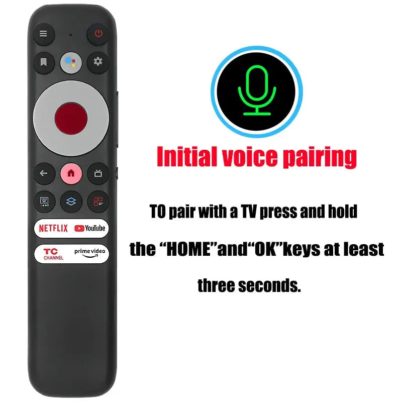 Bluetooth Voice Remote Control RC902N FMR1 for TCL Mini LED QLED 4K UHD Smart TVs Magic Remotes