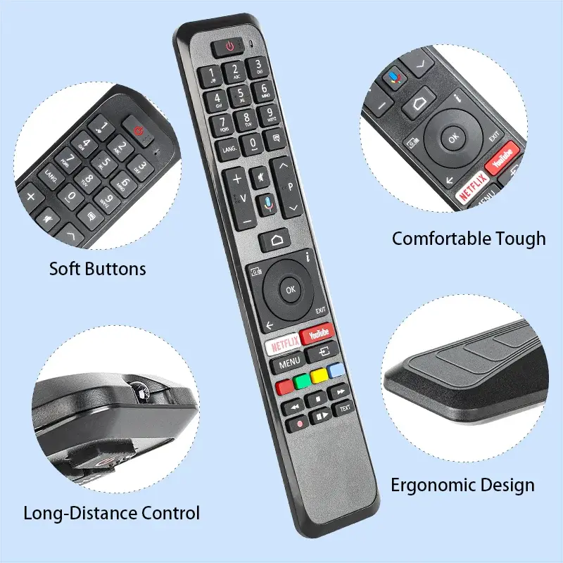 CT-8556 RC34160N IR Remote Control For Toshiba TV 43UA2B63DG 50UA4B63DG 50UA6B63DG 32LA3B63DG 43LA2B63DG (NO Voice Function) Magic Remotes
