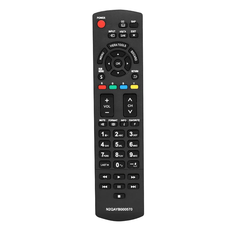 New N2QAYB000570 Remote for Panasonic TC-L32U22 TC-L37X2 TC-L42D2 TV, L32 L37 L42 inch LED LCD