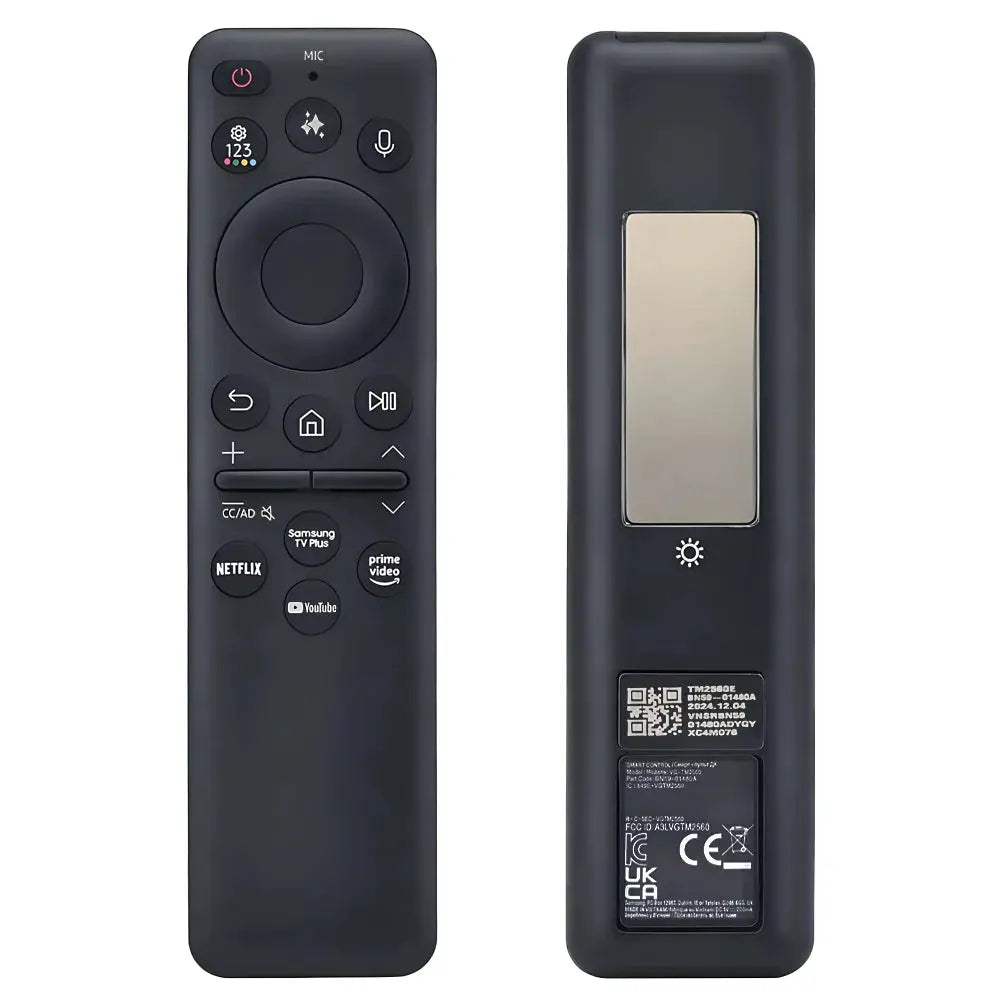 BN59-01480A Solar Voice Remote Control for Samsung TV Solar-Rechargeable Model - Magic Remotes