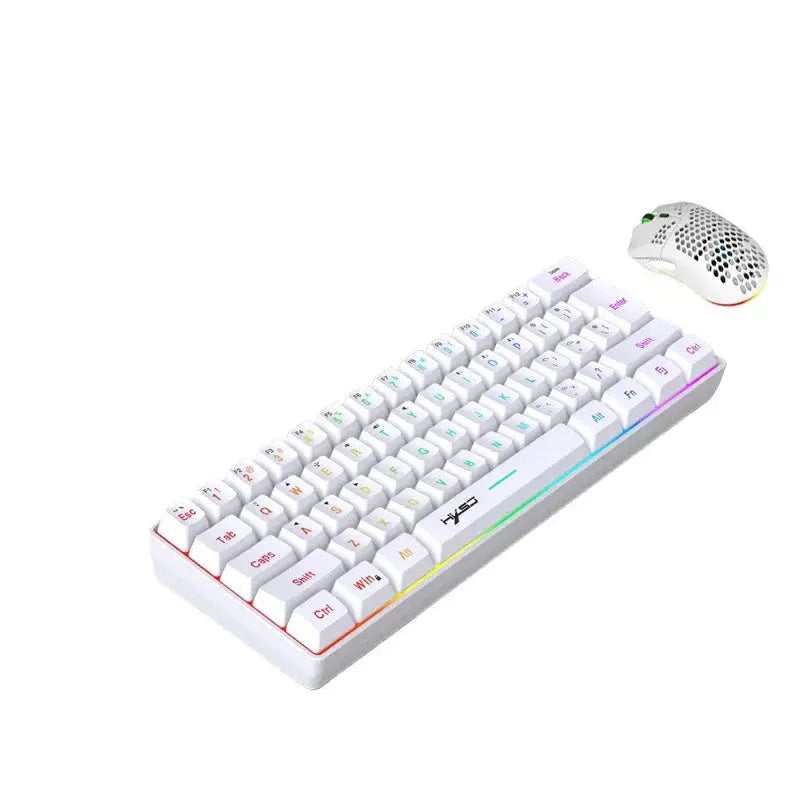 Wireless keyboard mouse combo Bluetooth key board 60% kit 2.4Ghz computer white Gamer keyboards Mice combos set teclado pc Magic Remotes