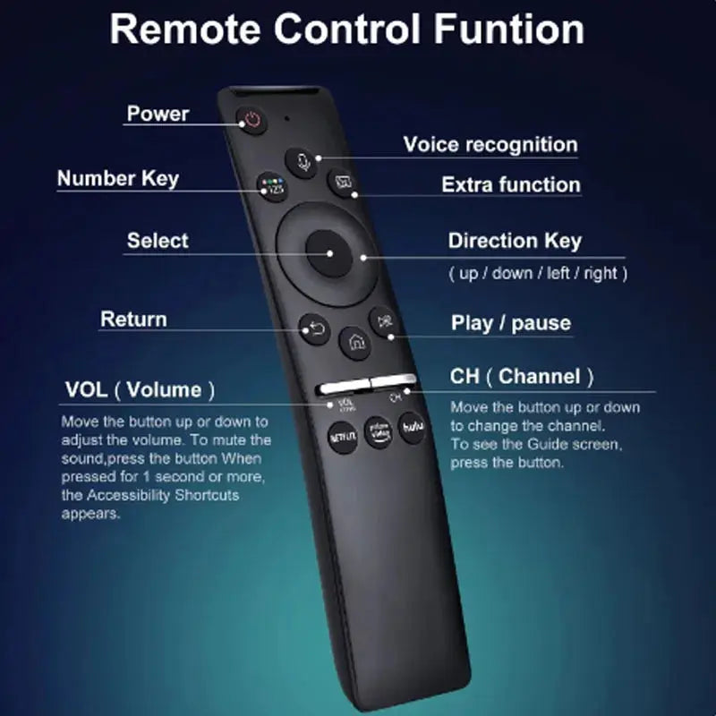 Universal BN59 Replacement Voice Remote Control for Samsung Smart TV with Voice Function Compatible with QLED LED LCD Models Magic Remotes