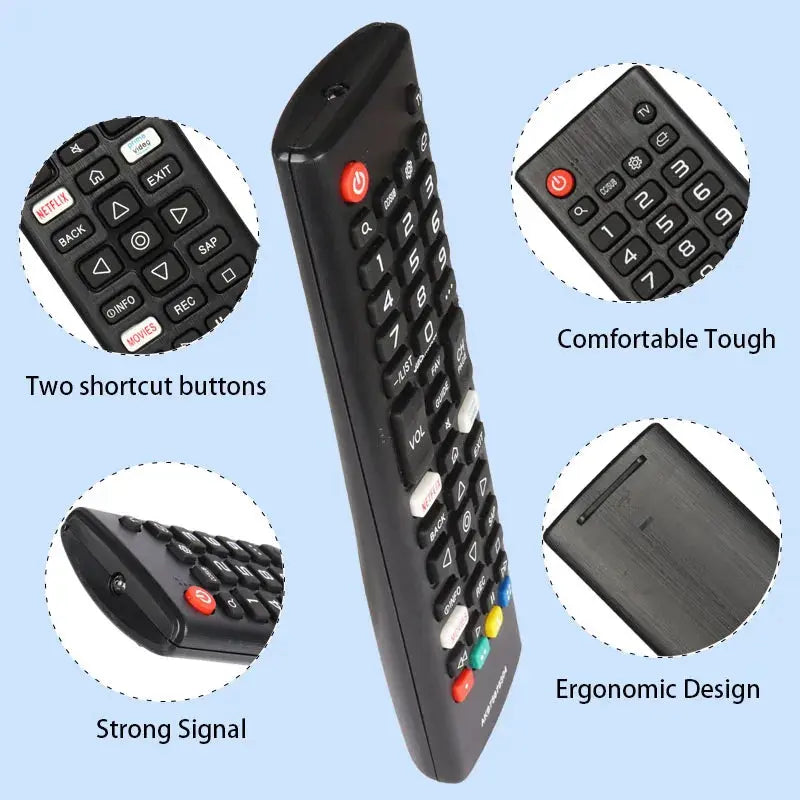 2-Pack AKB75675304 New Replaced Remote Control AKB75675301 AKB75675311 AKB75675608 for LG Smart TV 55UM69 32LM570BPUA Magic Remotes