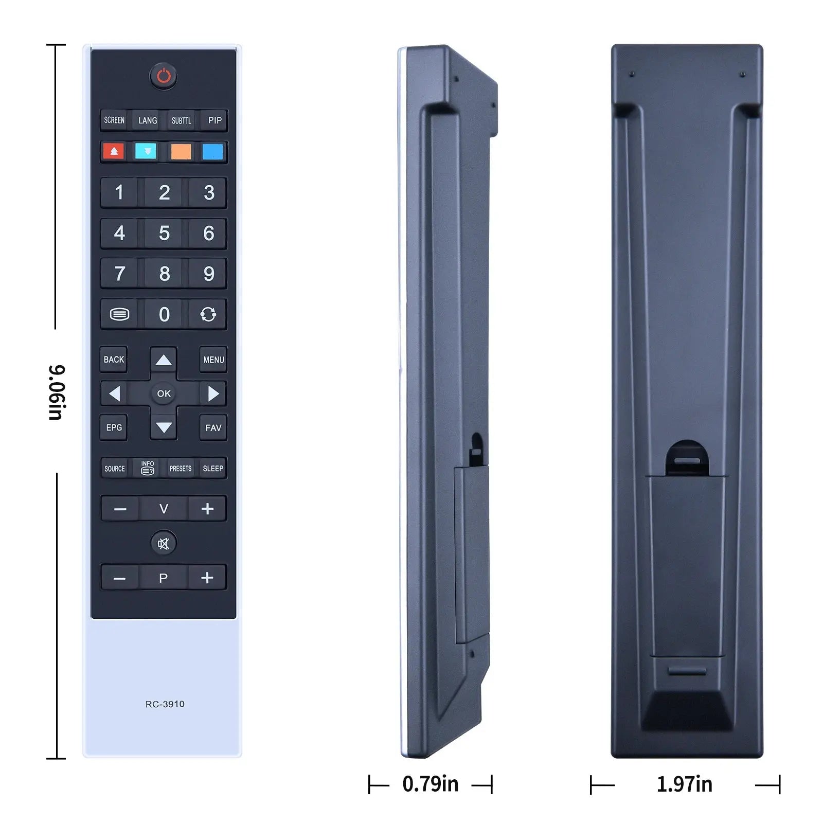 RC-3910 TV Remote Control for Toshiba Model Magic Remotes