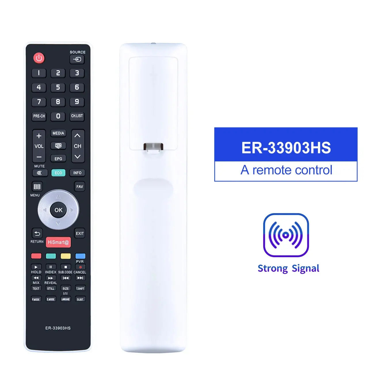 Remote Control ER-33903 ER-33903HS for Hisense LCD Smart TV 55K600XWSEU3D LTDN55K600XWSEU3D LHD32K360WSEU LTDN39K360WSGEU LTD Magic Remotes