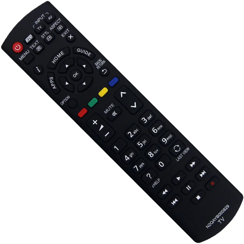 N2QAYB000829 Universal Remote for Panasonic TV | Compatible with ST60, ET60, AS/ASX/AX Series