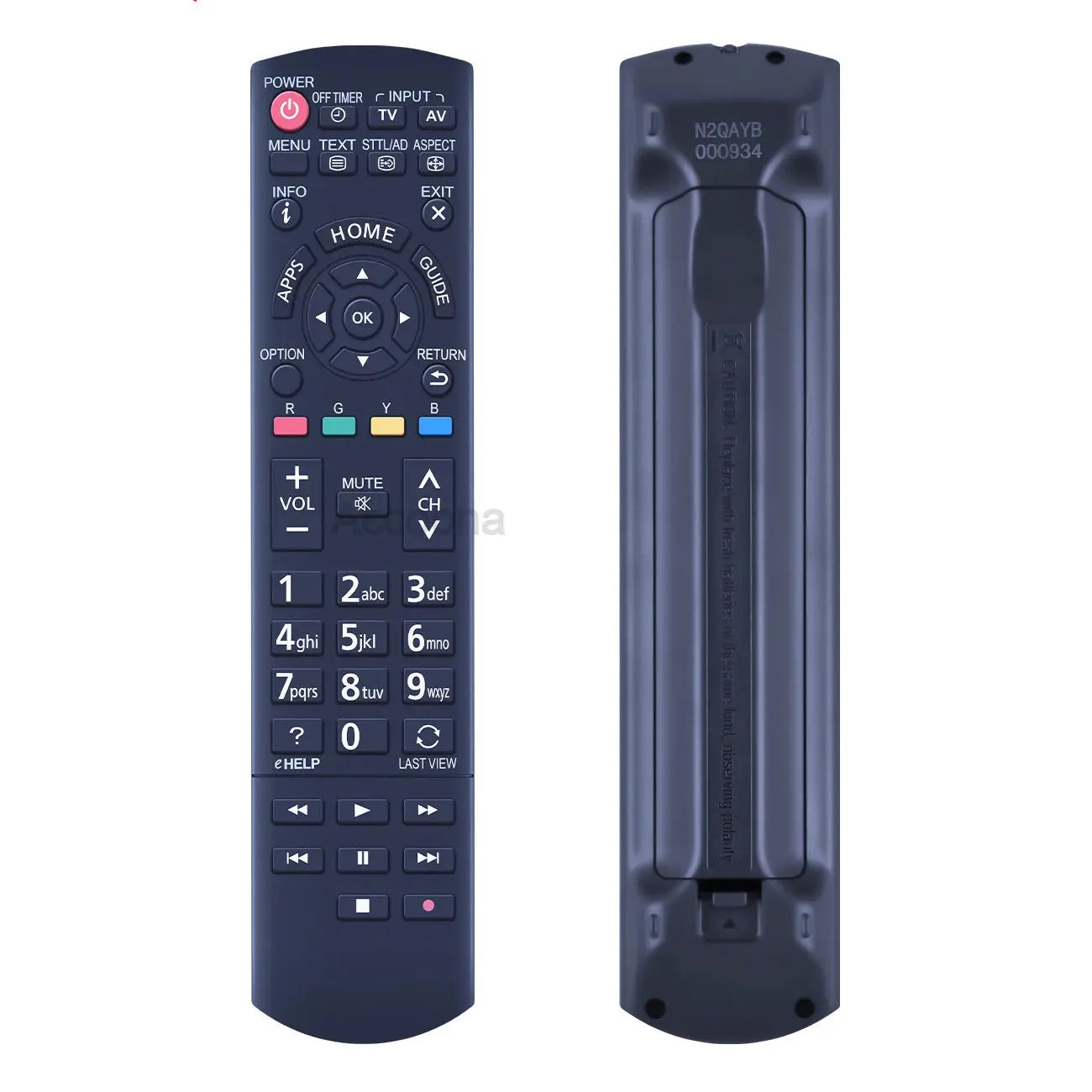 N2QAYB000934 Remote Control For PANASONIC LCD TV TH-32AS610A TH-42AS640A TH-50AS640A TH-60AS640A Magic Remotes