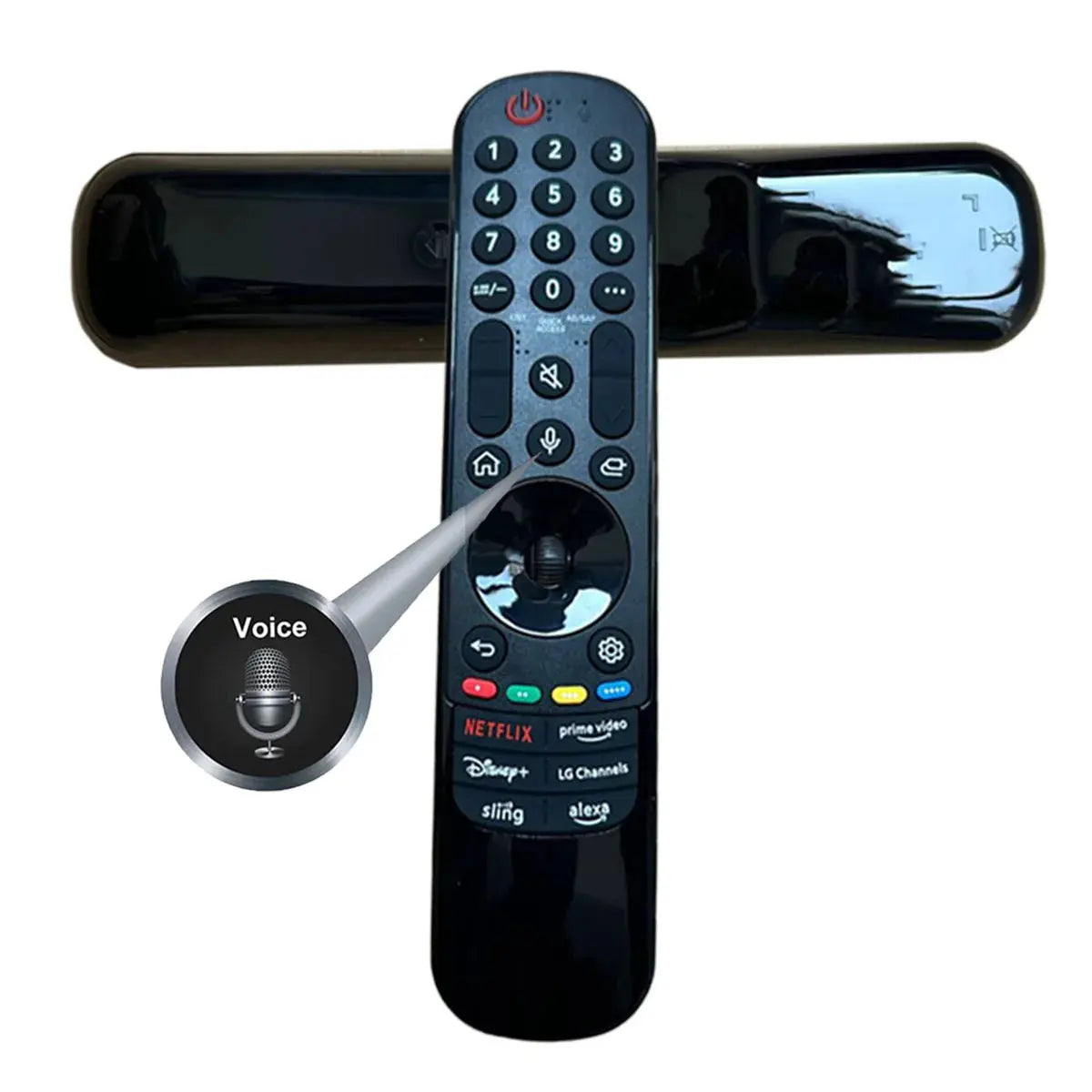 Voice Remote Control for LG Smart TVs - Compatible with Models: MR23GA, MR23GN, AKB76043112, OLED42C3PUA, OLED55C3PUA, OLED83C3PUA - Works with UHD OLED TVs Magic Remotes