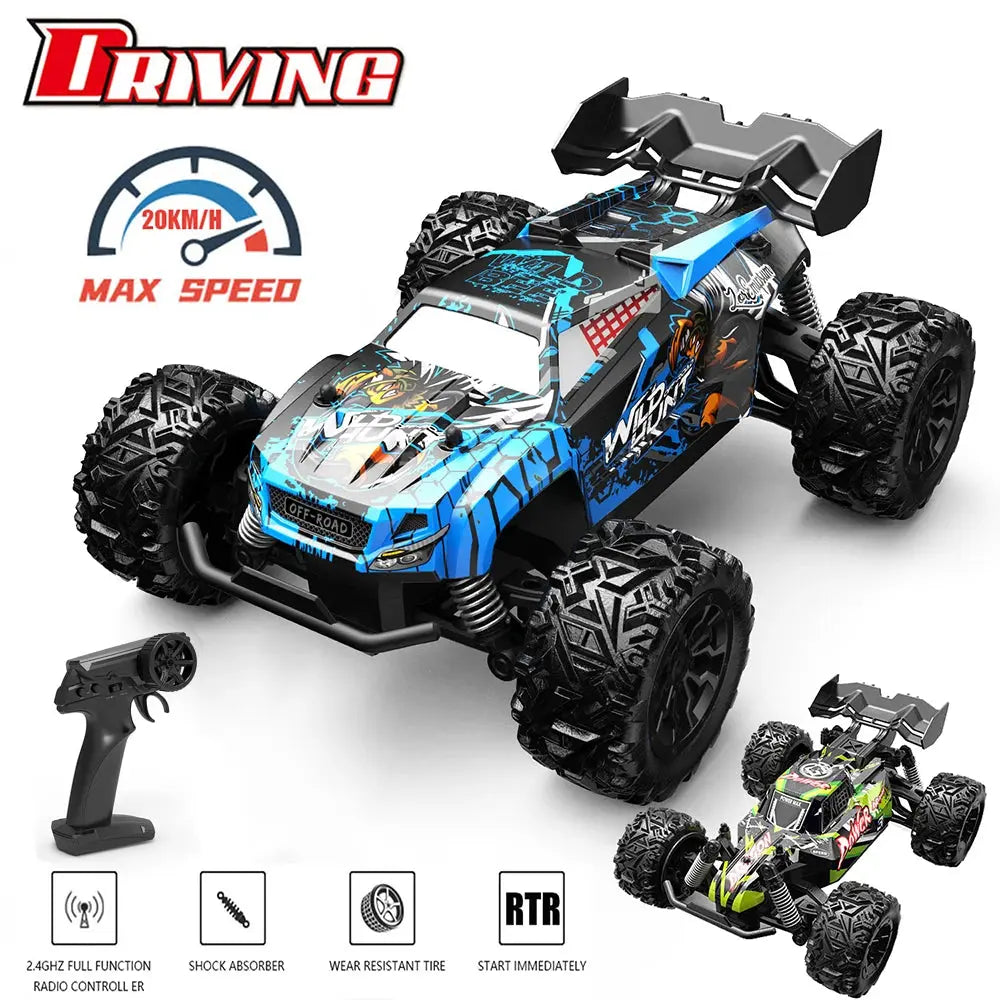 1:20 Off Road RC Car 2.4G Radio Remote Control Cars RTR High Speed Climbing Drift Remote Control Monster Truck Toys for Children - Magic Remotes