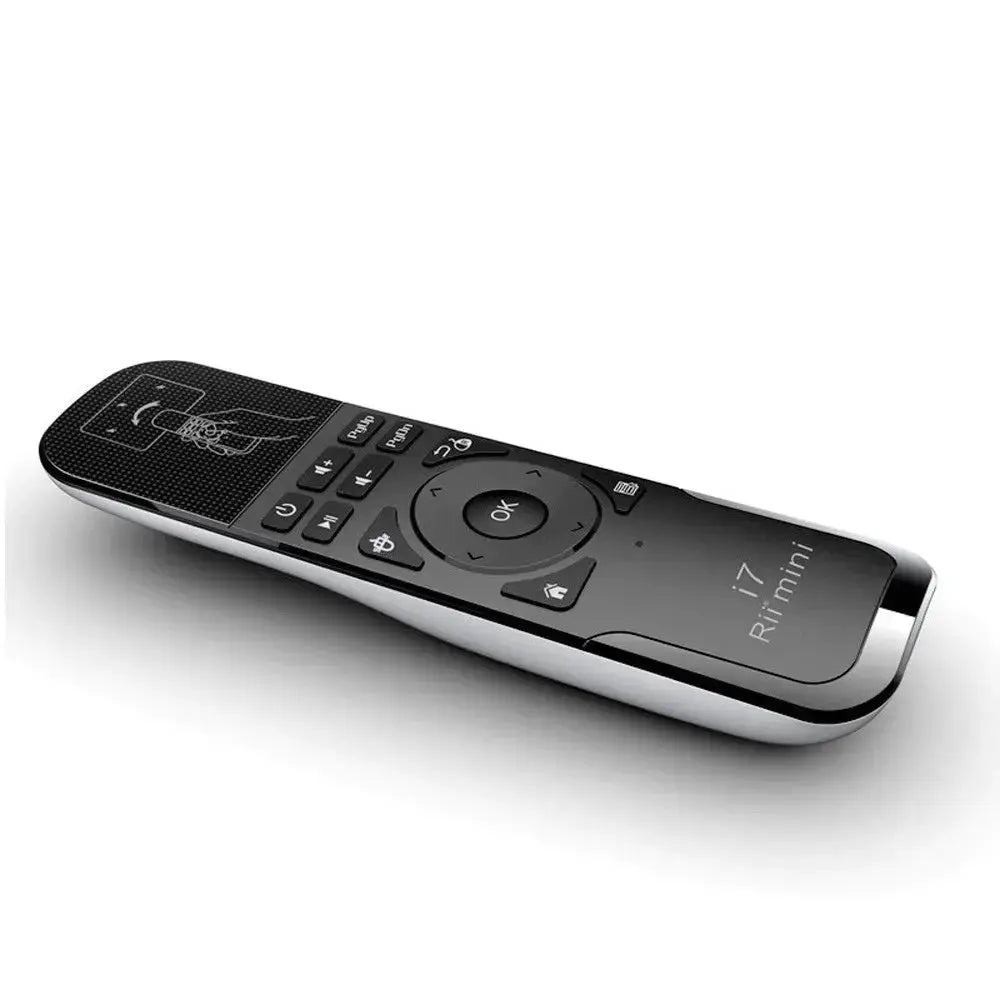 Rii i7 2.4G Wireless Fly Air Mouse Remote Control Motion Sensing Built in 6-Axis fControl for Pc Android TV Box Smart PC Magic Remotes