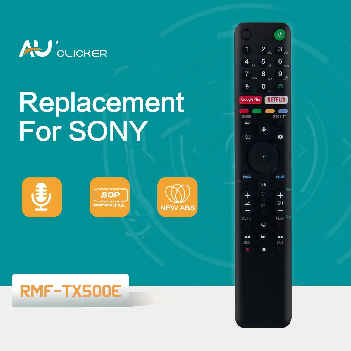 RMF-TX500E SMART Voice TV Remote control For Sony LED TV with google play netflix Button Magic Remotes