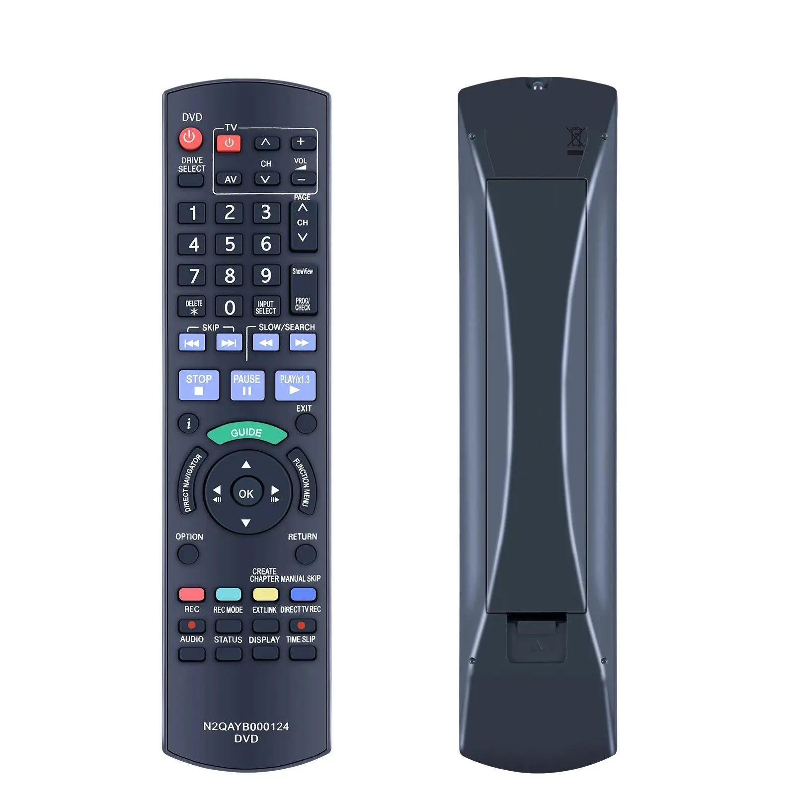 NEW N2QAYB000124 Remote Control For Panasonic DVD Recorder DMR-EH575 DMR-EH585 Magic Remotes