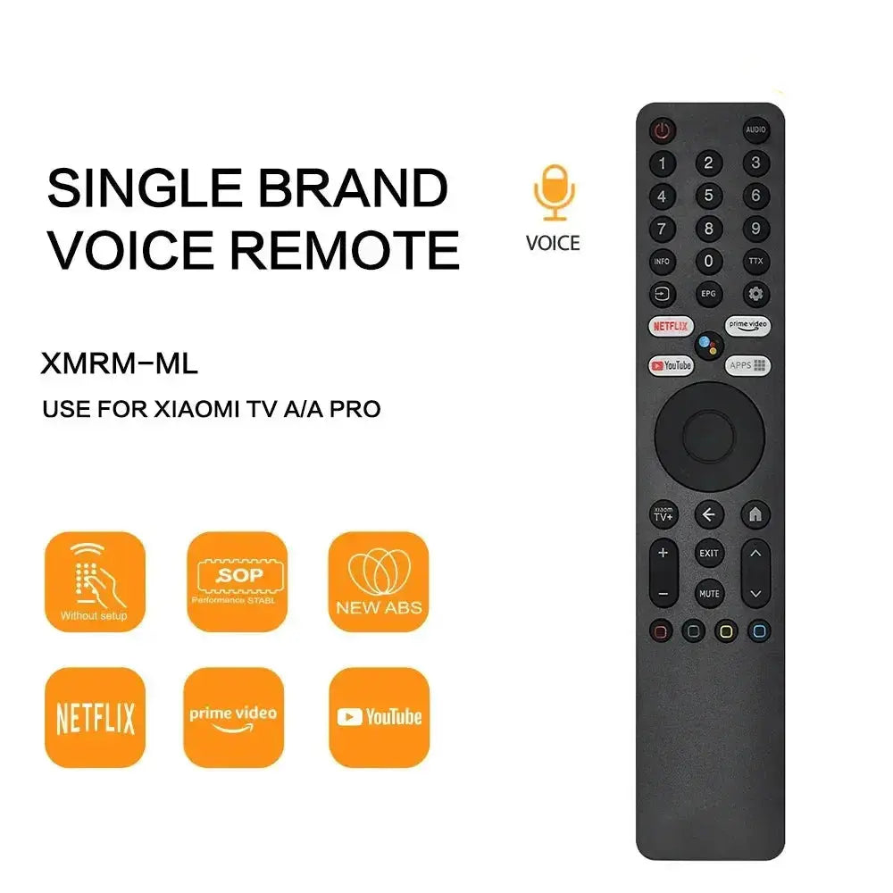 New XMRM-ML Smart Voice TV Remote Control For Xiaomi Android TV For Xiaomi TV A Pro 43"55"65"75 For Xiaomi TV A 43''50''55''65 Magic Remotes