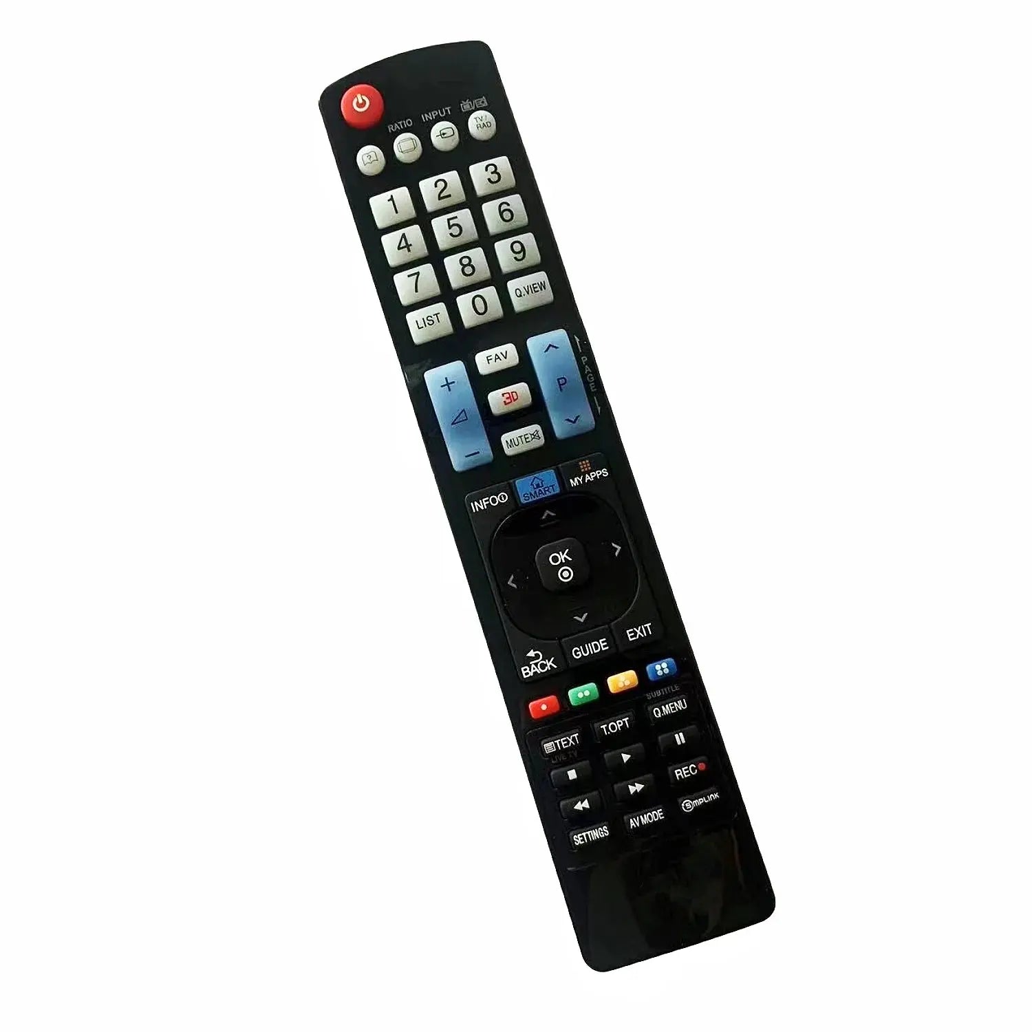 Universal Remote Control Replacement for LG Smart LCD TVs - Compatible with Models: 32LY560M, 40LF6300, 42LY560M, 43UH6100, 49LF5900, 55UH6550, 60UH6550, 70UH6350 Magic Remotes