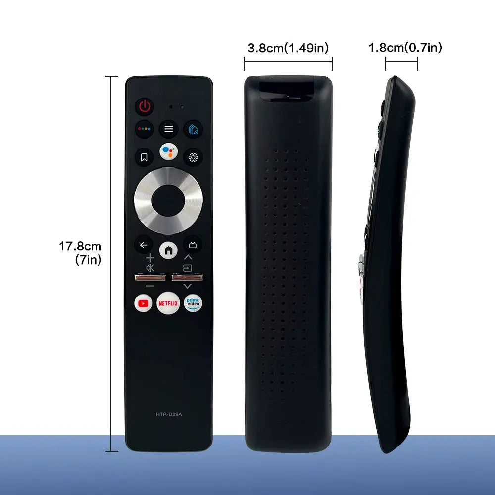 HTR-U29R Voice Wireless Remote Control for Haier Smart TVs: Compatible with H50K6UG, H55K6UG, H65K6UG, BX2, and DX Models Magic Remotes