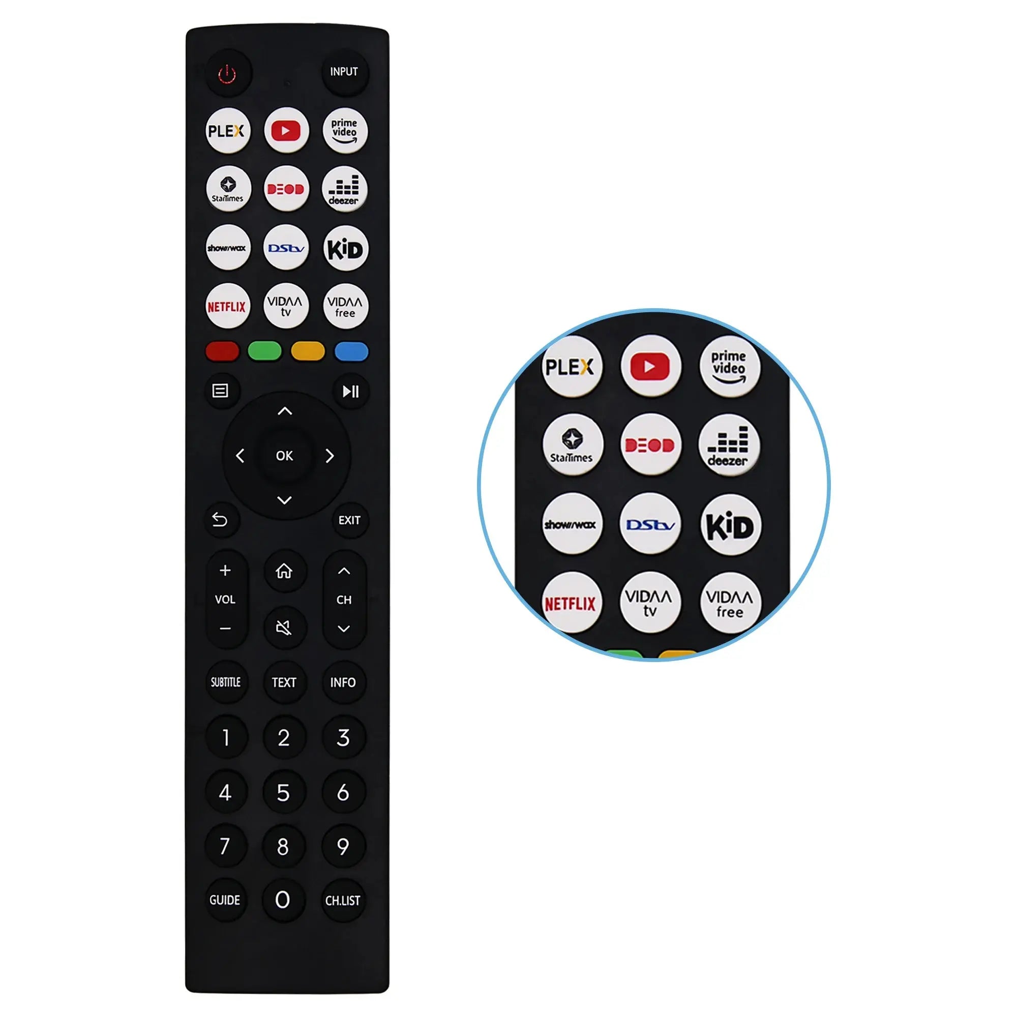 EN2J36H Replace Remote Control Compatible with Hisense 4K ULED LED LCD TV 65U7HQ 55U8HQ 55U8HAU 65U8HQ 75U8HAU 55E7HQ 65U8HAU 50 Magic Remotes