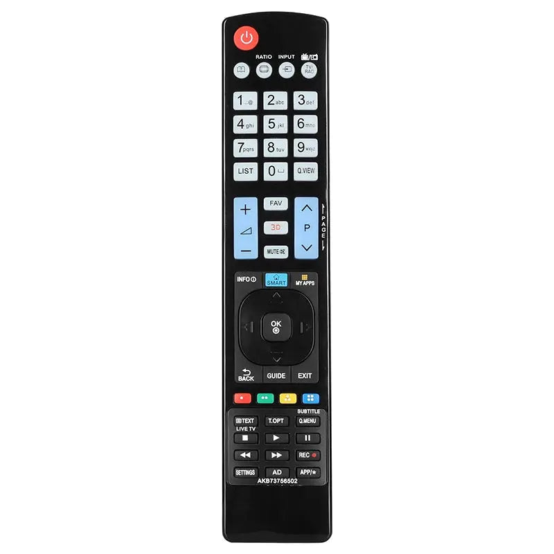 Replacement Remote Control for LG TVs - Compatible with Model AKB73756502 and TVs: 32LB57, 32LA620, 32LA660, 42LA620, 42LA640, 42LA641, 47LA620, 47LA640, 50LA690, 55LA620, 55LA640 Magic Remotes