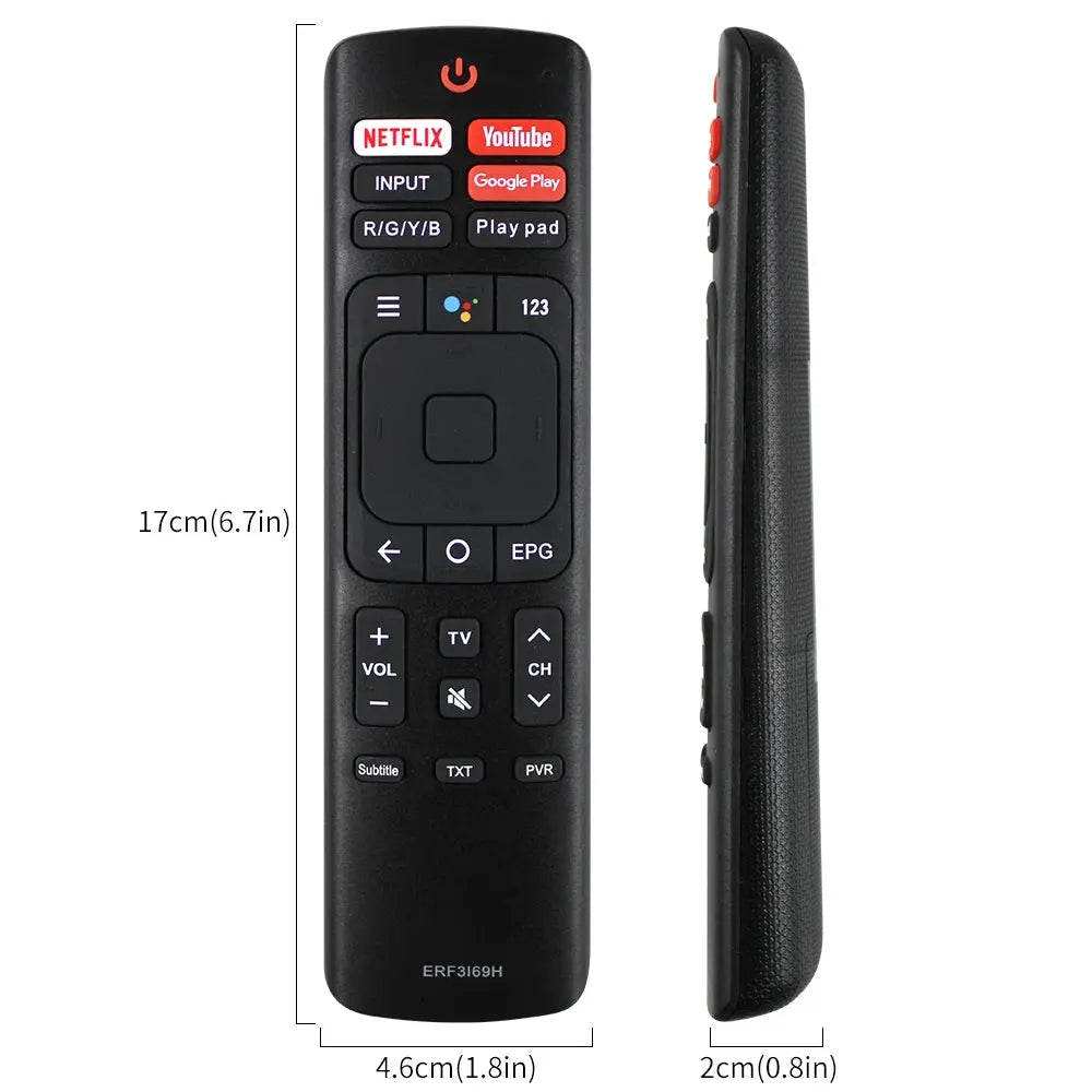 New Replacement ERF3I69H Remote Control Suitable For Hisense LCD 4K UHD TV with NETFLIX YouTube Button Magic Remotes