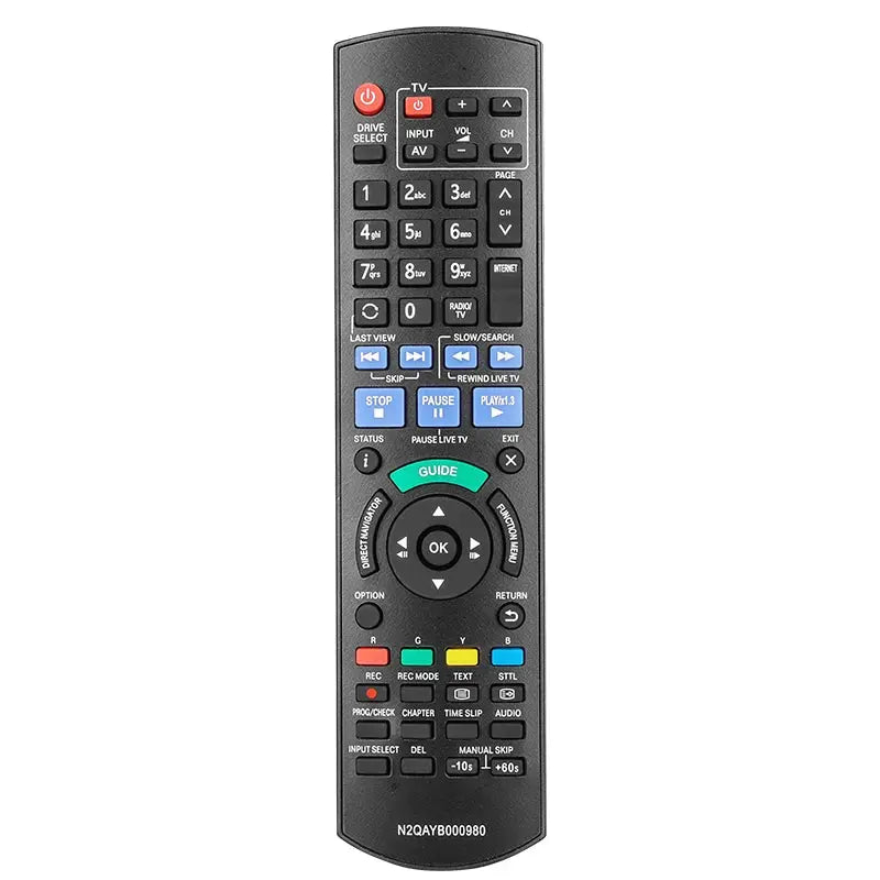 N2QAYB000980 Remote Control For Panasonic DVD Recorder DMR-XW440 DMR-XW440GL DMR-XW440GLK DMRXW440 DMRXW440GL DMRXW440GLK Magic Remotes