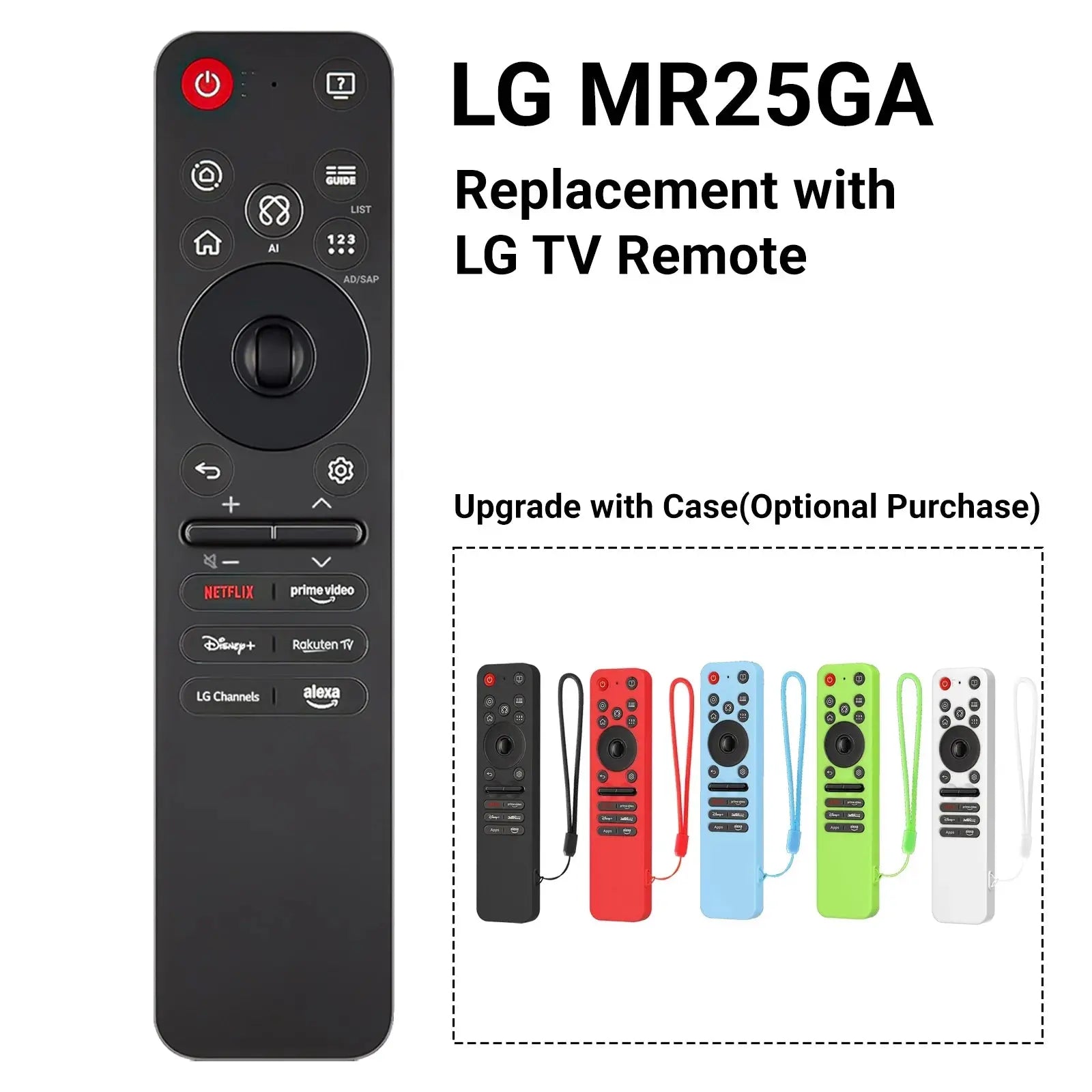 LG Remote MR25GA Universal Voice Magic Remote for 2025 LG TVs – Bluetooth & IR - Magic Remotes