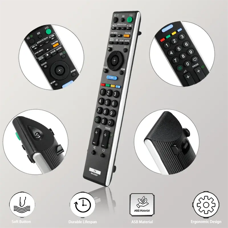 RM-GD007 Replacement Remote Control for Sony TV - Compatible with KDL-20S4000, KDL-26S4000, KDL-32V4000, KDL-32W5500, KDL-37S4000 Magic Remotes