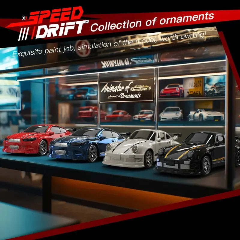 2025 New Kf20 1:64 Drift Rc Car Four-wheel remote-controlled racing car Full proportions Desk Competition Toy Boys Ideal gifts. Magic Remotes