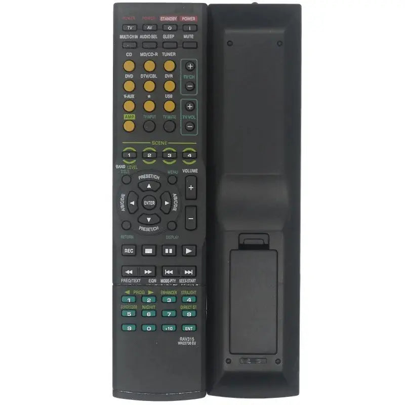 New Replacement Remote Control RAV315 for YAMAHA Home Audio AV Receiver Remote Control YHT380 WJ409300 HTR-6040 HTR-6050 RX-V450 Magic Remotes