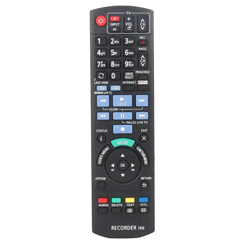 N2QAYB001077 New Remote Control Compatible with Panasonic BLU-RAY DISC & DVD Player and HDD Recorder DMRHWT260 DMRHWT260GN Magic Remotes