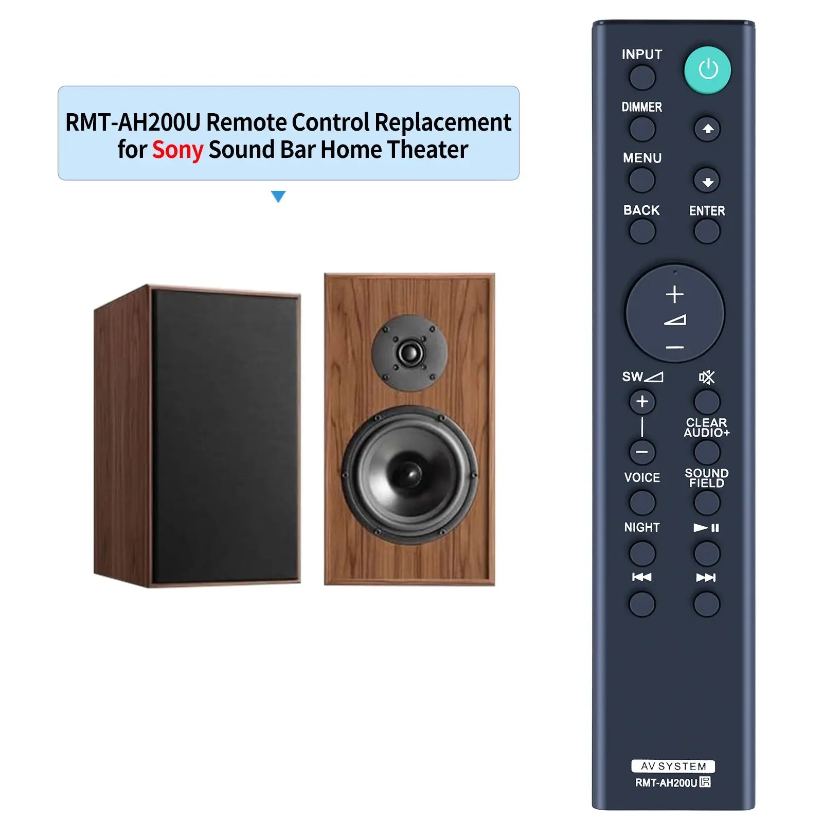 New RMT-AH200U Remote Control For Sony Sound Bar HT-CT390 HT-RT3 SA-CT390 SA-WRT3 Magic Remotes