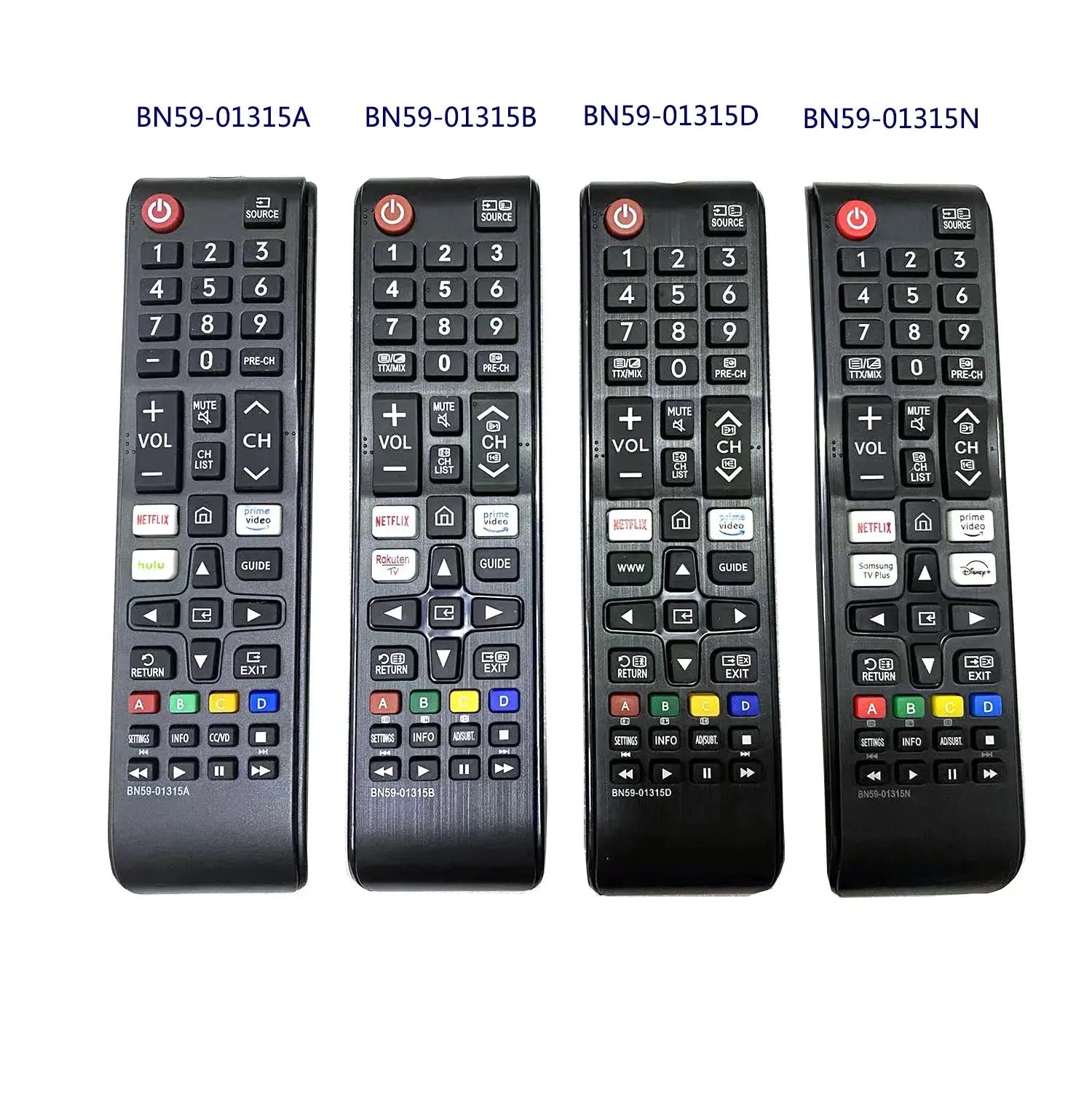 Samsung Smart TV Remote Control – Compatible with BN59-01315A, BN59-01315D, BN59-01315B, BN59-01315N & TU-7000 Series Magic Remotes
