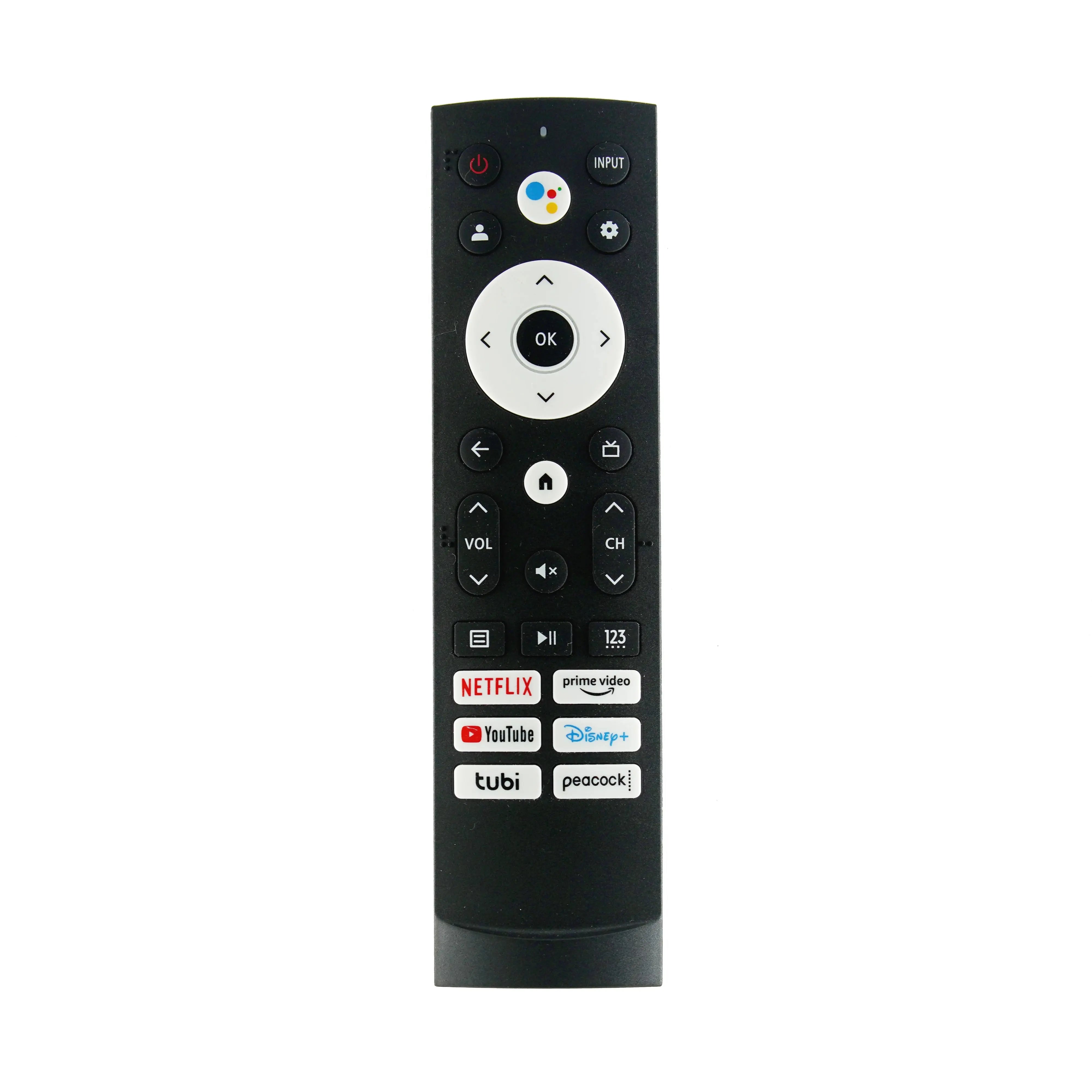 New HE001 Replacement Remote Control for Hisense 4K UHD Android Smart TV with Netflix Prime Video Disney tubi HotKeys Magic Remotes