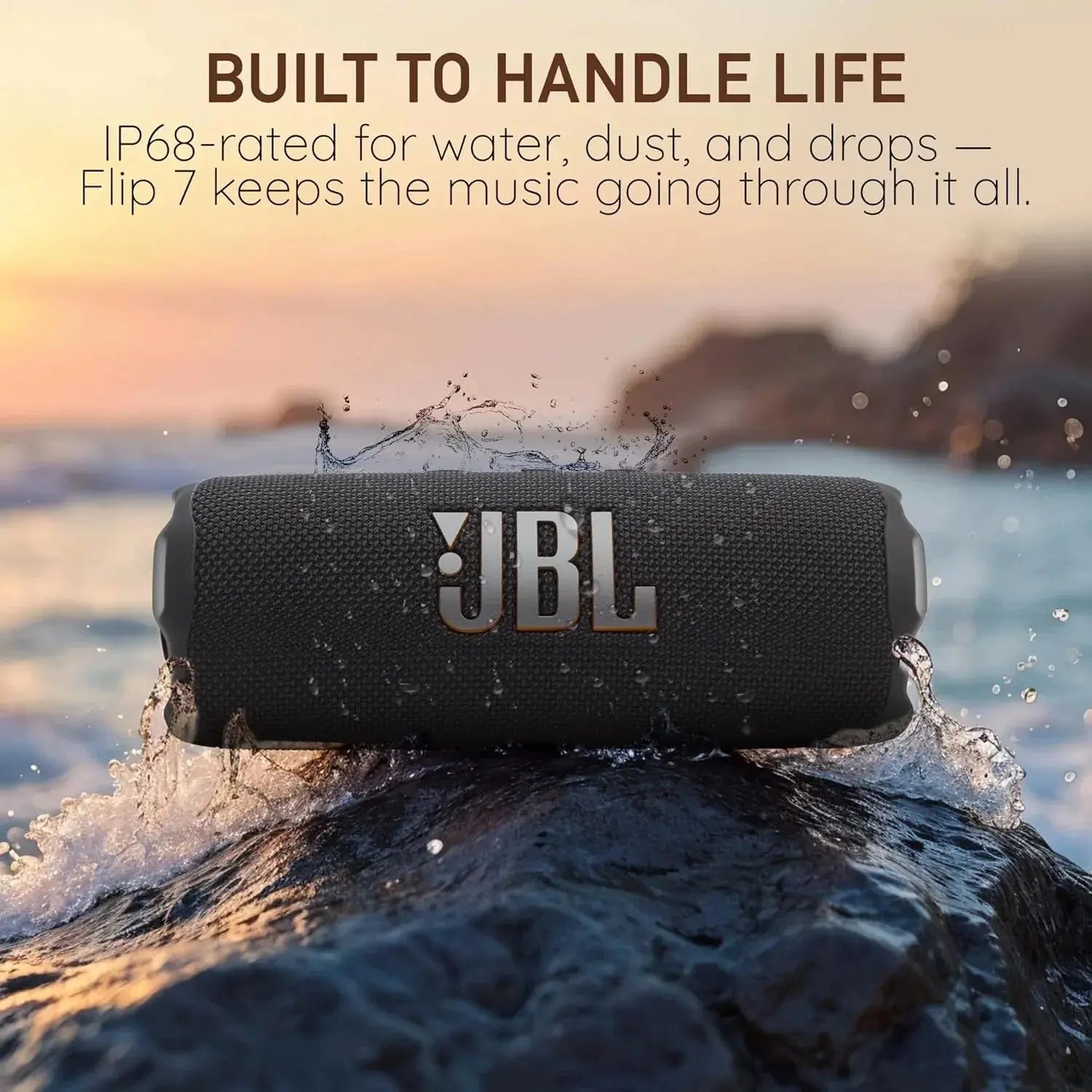 JBL Flip 7 Portable Bluetooth Speaker IP68 Waterproof Wireless Outdoor Speaker 14H Playtime Stereo Bass Sound Box Magic Remotes