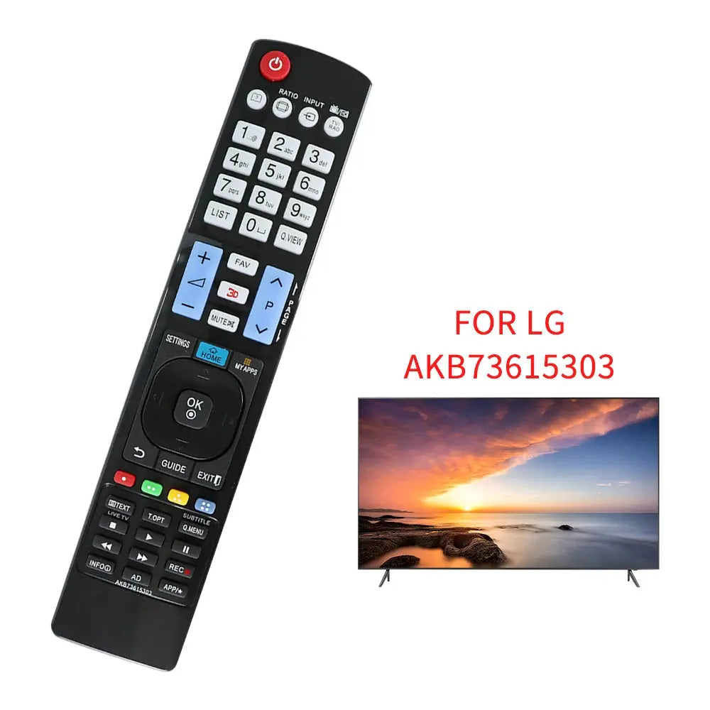 NEW Universal TV Remote Control Replacement for LG Smart 3D LED HDTV - Compatible with Models: AKB73615303, AKB72915235, AKB72914276, AKB72914043, AKB72914041, AKB73295502 Magic Remotes