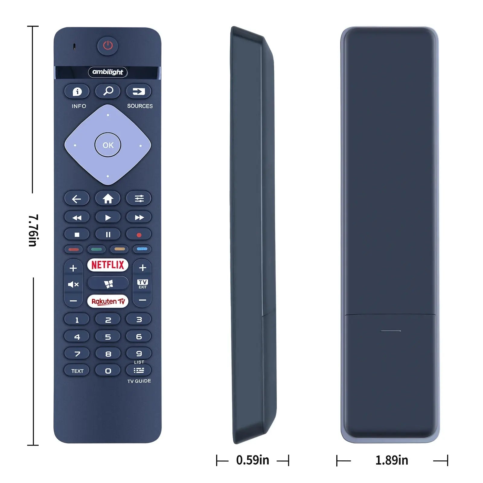 BRC0884402/01 Remote Control for Philips Ambilight 4K Smart LED TVs Magic Remotes
