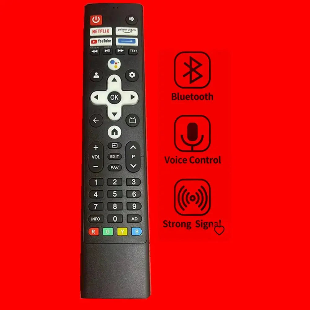 Voice Remote control for Skyworth METZ Blaupunkt 55 inches QLED TV, 55QD7020 for NEX DIGITAL GS43G GSQ50G GSQ55G GSQ65G GSQ75G Magic Remotes