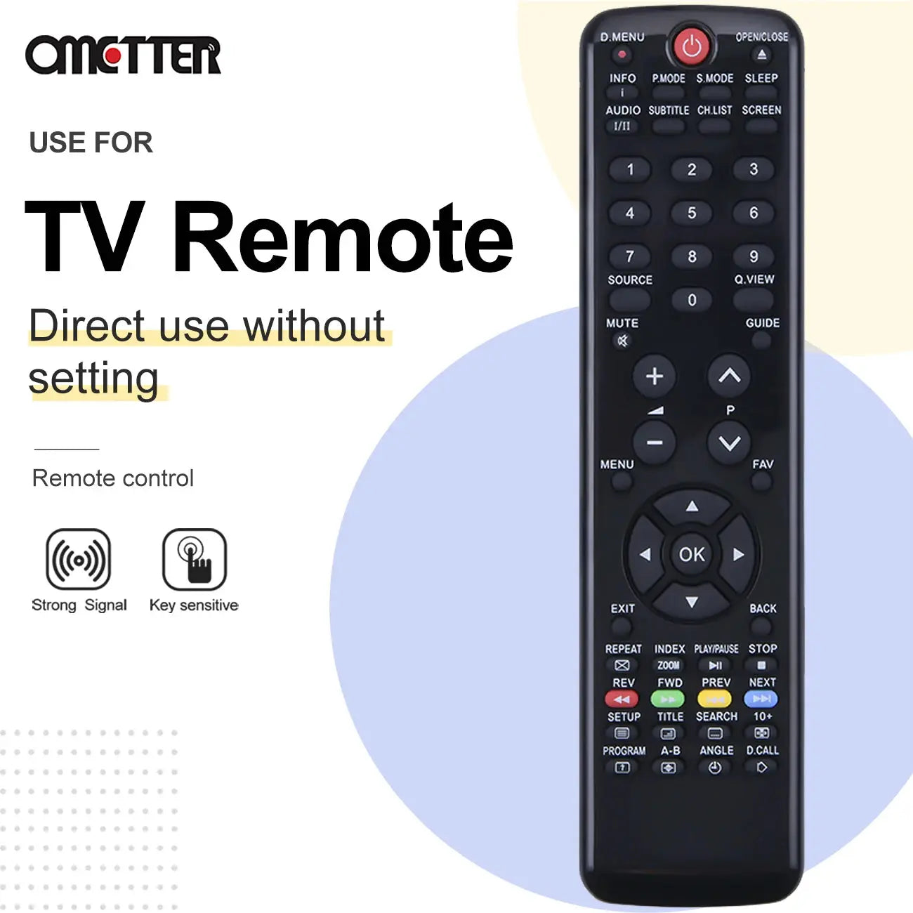 HTR-D06A for Haier TV Remote Control LE22G610CF LE24G610CF LE29C810CF LET32C800HF LET39C800 LET50C800HF Magic Remotes