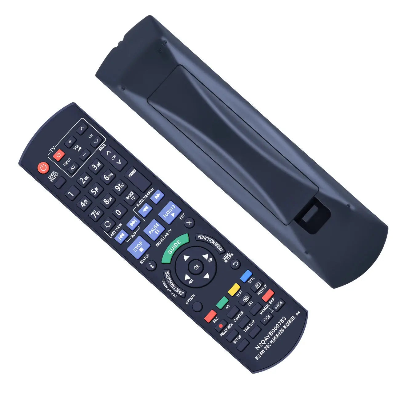 N2QAYB000763 Remote Control Replaced for Panasonic DMR-PWT420EB DMR-PWT530 Magic Remotes