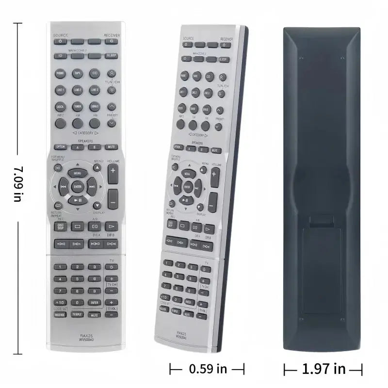 Yamaha AV Receiver Replacement Remote Control – RAX25, RAX26, RAX27, WV50040 Magic Remotes