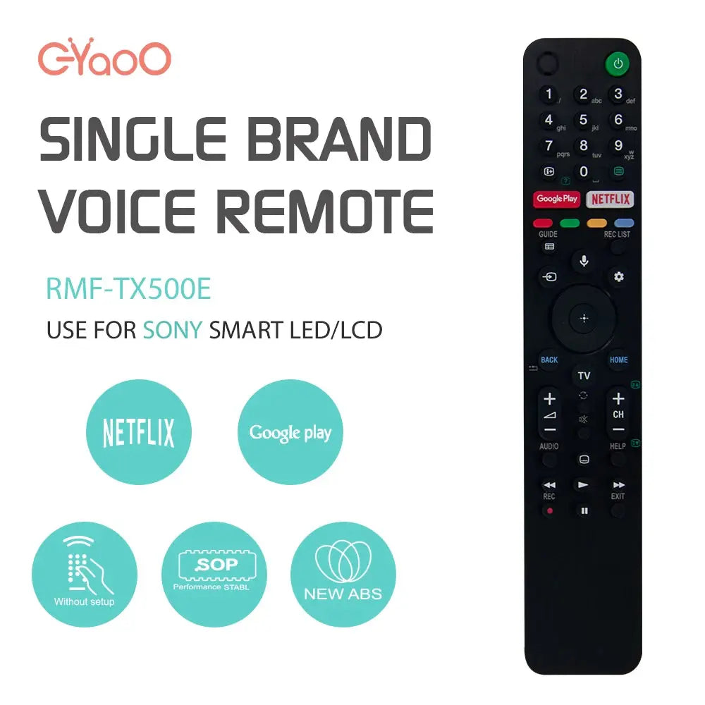 RMF-TX500E RMF-TX500P Voice Remote Control For Sony Bravia TV XG95/AG9 Series X85G Series Smart TV With Netflix Google play Magic Remotes