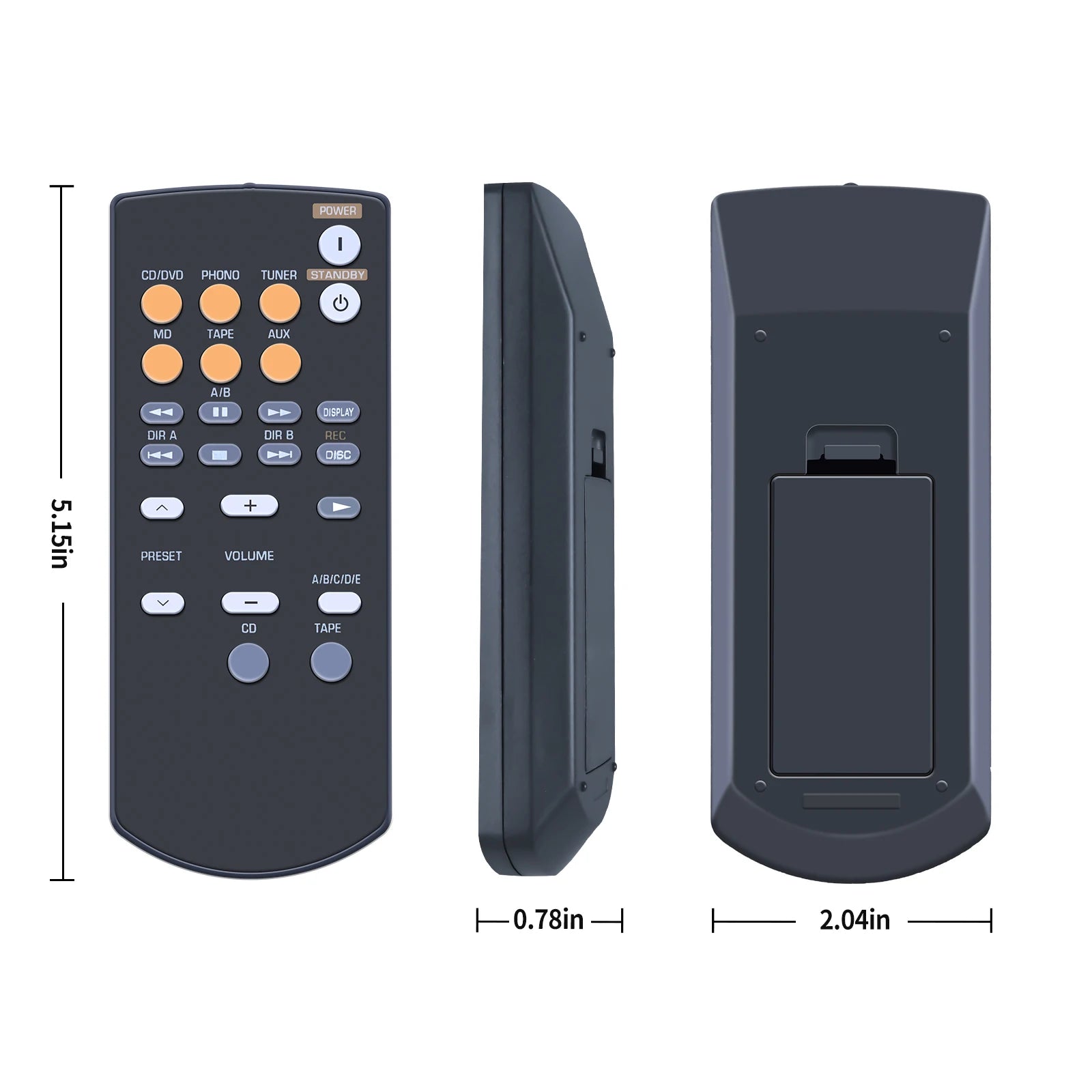 Replace Remote Control RAX15 WF67620 For Yamaha Stereo Amplifier AX-397 AX-497 AX397 AX497